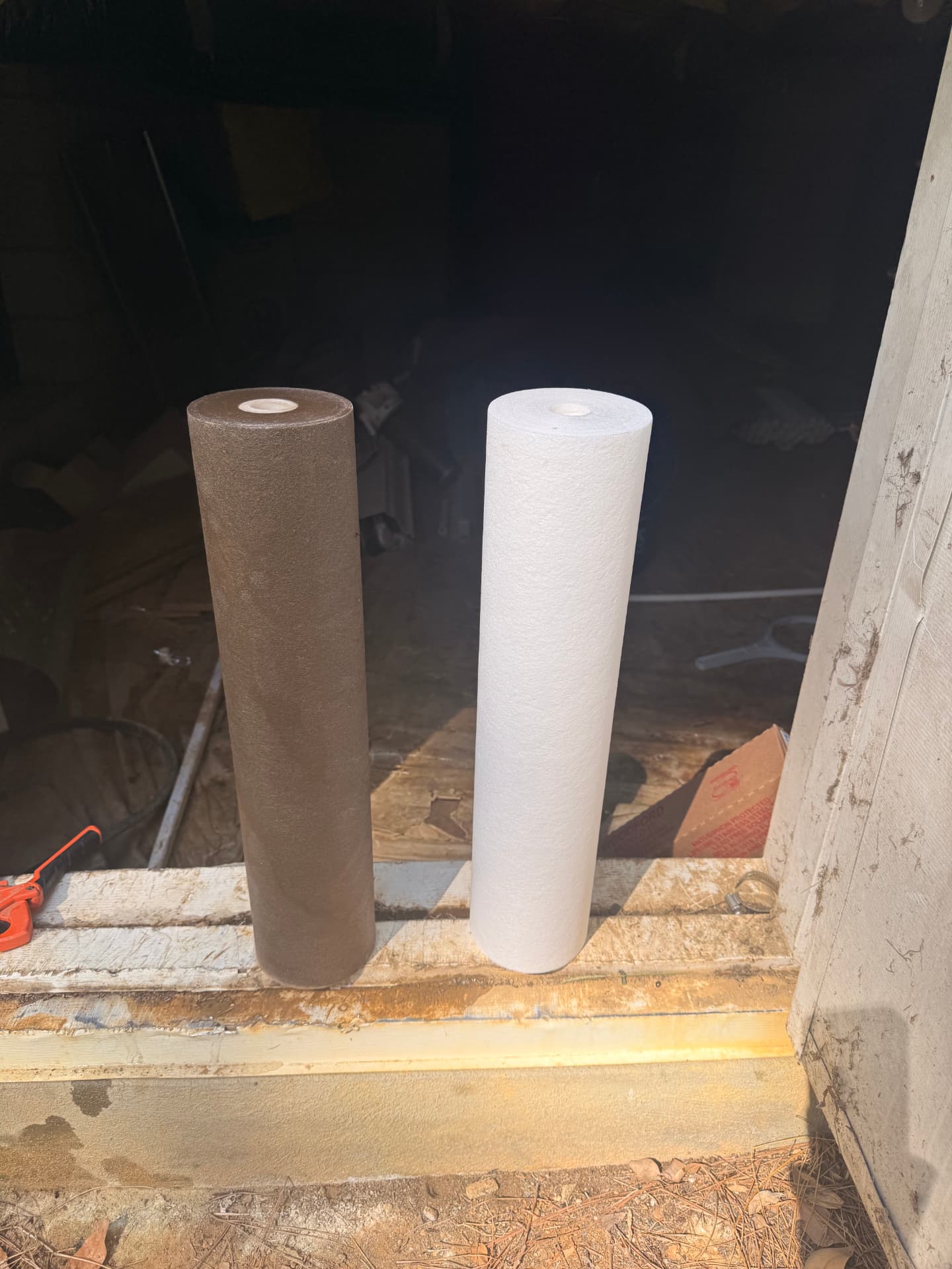Used vs. new whole-house filter cartridges