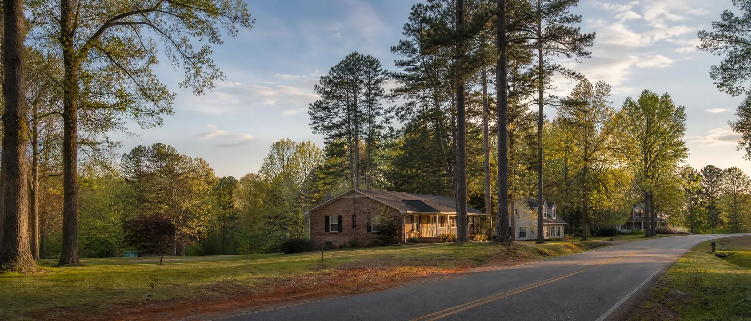 Residential neighborhood in Bahama, North Carolina