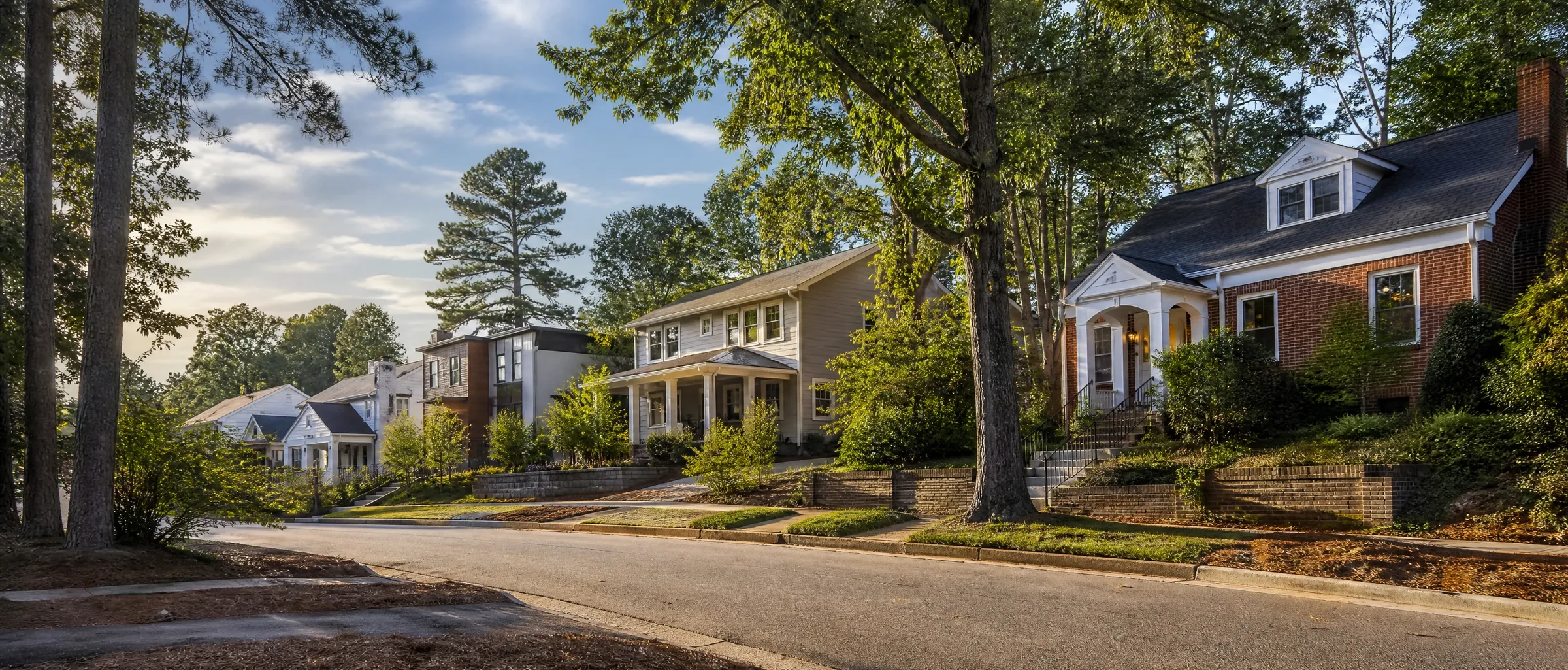 Residential neighborhood in Durham, North Carolina